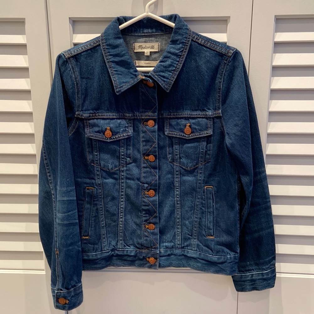 Madewell classic denim jacket size L